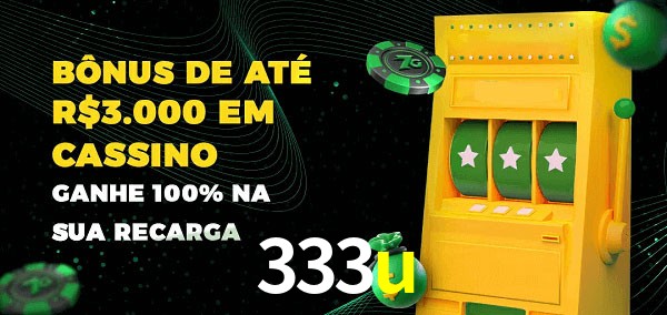 333u melhor bônus de depósito